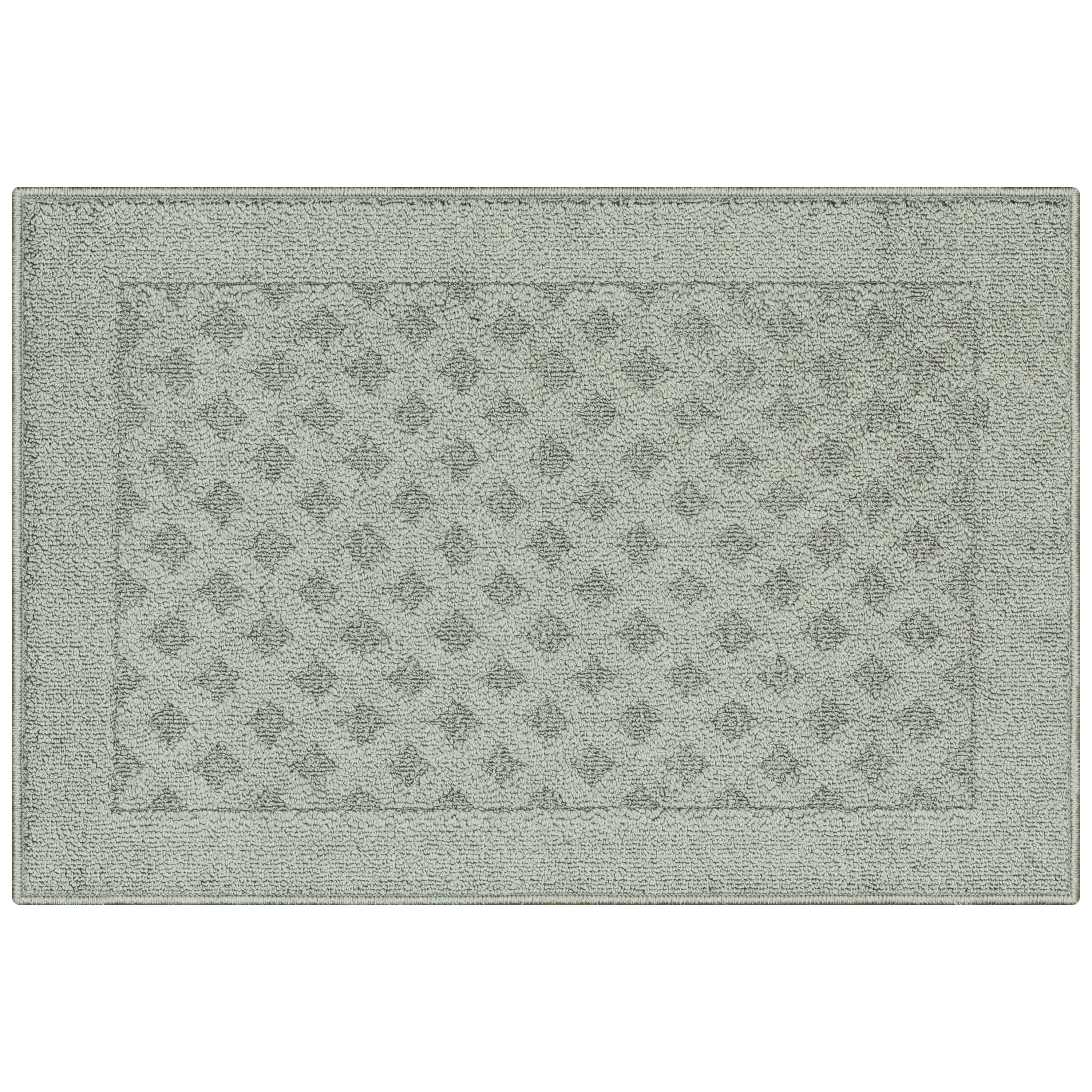 Velmora™ (2 pack) Dylan Solid Diamond Indoor Accent Rug, Beige, Skid-Resistant, 2 ft 6 in x 3 ft 10 in