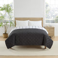 Velmora™ Plaid Quilt, Full/Queen, Blue & White, Lightweight & Reversible Bedding