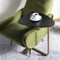 Velmora™ Kaiya Contemporary Glam C-Table, Black/Gold, Black/Gold