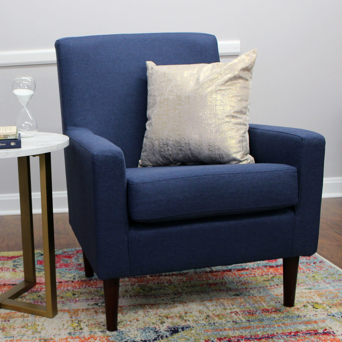 Velmora™ Emma Accent Chair, Newlyn Denim