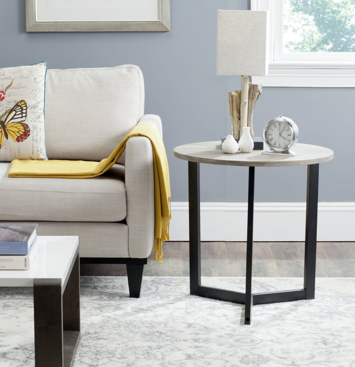 Velmora™ Leonard Mid Century Modern Wood End Table