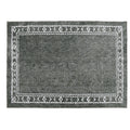 Velmora™ Green Bordered Tufted Washable Area Rug, 5 ft x 7 ft