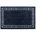 Velmora™ Washed Indigo Bordered Tufted Washable Area Rug, 5 ft x 7 ft