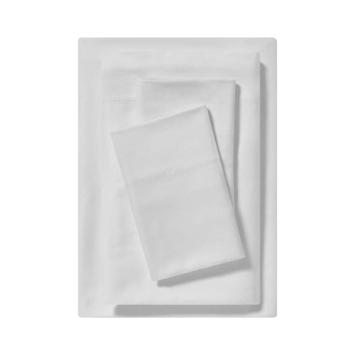 Velmora™ Dreamy Soft 4-Piece Bed Sheet Set, 100% Cotton, 220 Thread Count Brushed and Washed Sateen, Deep Pocket, Queen, Bay Leaf