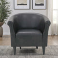 Velmora™ Marlee Barrel Accent Chair, Sedona Black