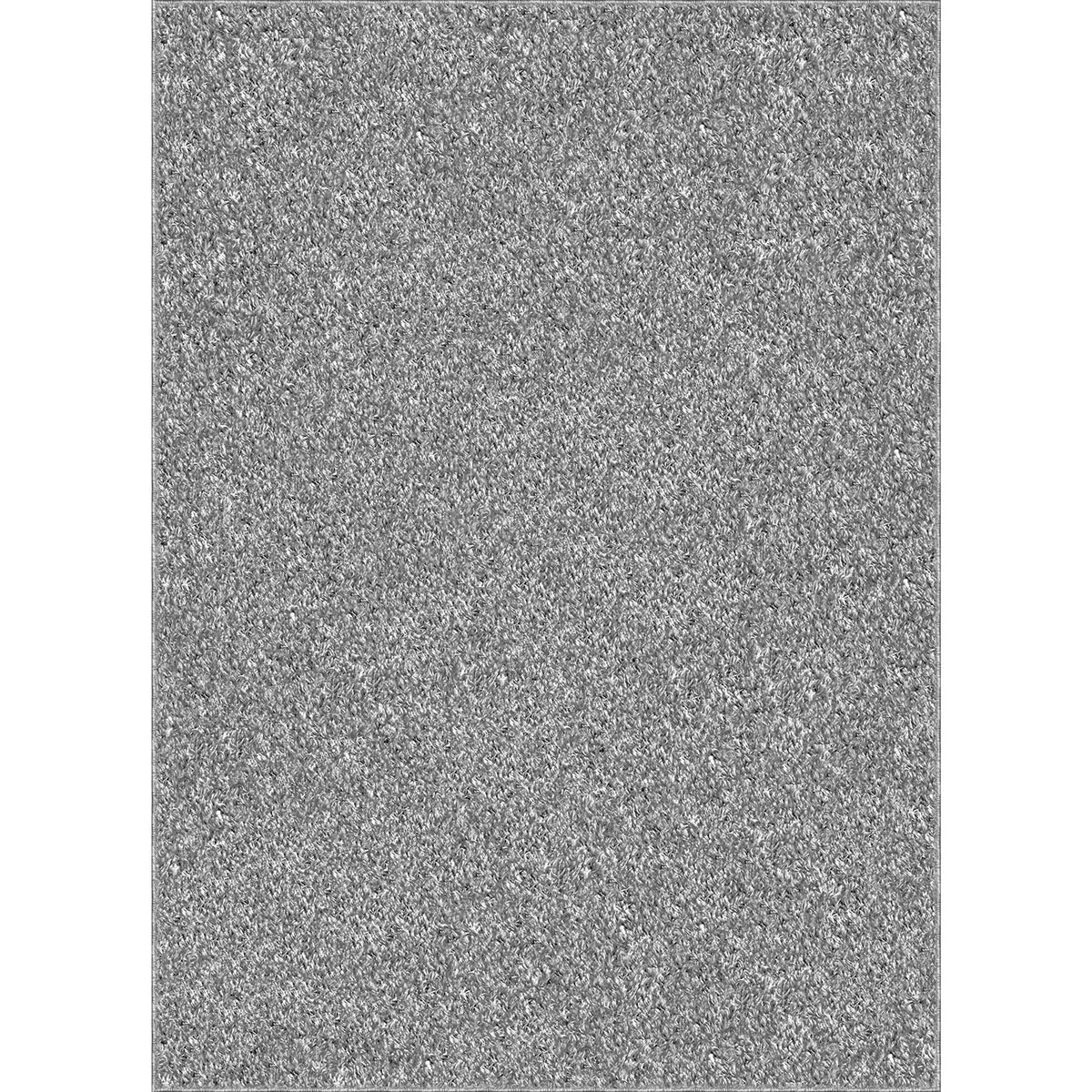 Velmora™ 47"x65" Gray Microfiber Plush Shag Area Rug – Soft, Durable Indoor Rug for Living Room, Bedroom, or Dining Room