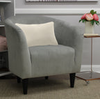 Velmora™ Rolled Tub Accent Chair, Zeus Sand