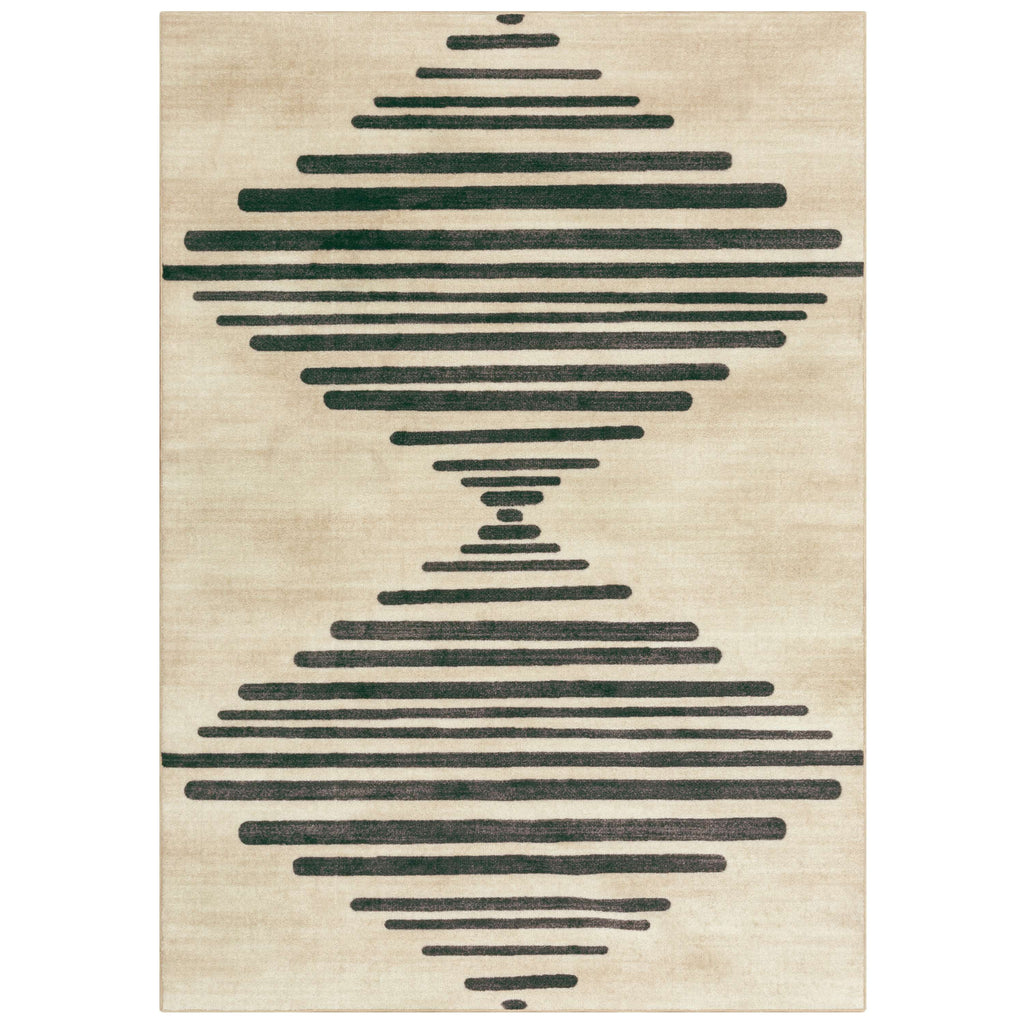 Velmora™ Diamond Soundwave Indoor Area Rug, Gray Neutral, 7 ft x 10 ft