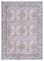 Velmora™ Neutral Multi Area Rug, 5 ft x 7 ft, Grey/Blue Rust