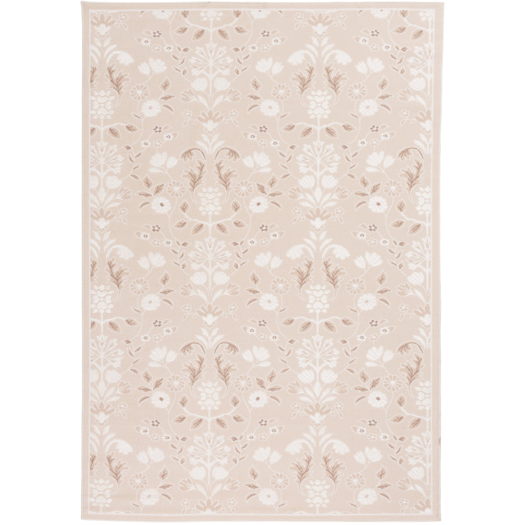 Velmora™ Neutral Sculpted Floral Indoor Area Rug, 5 ft x 7 ft