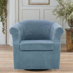 Velmora™ Nikole Swivel Accent Chair, Chloe Sky