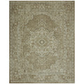 Velmora™ Traditional Plush Beige Medallion Indoor Area Rug, 7' 9" x 10'