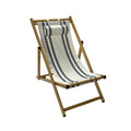 Velmora™ (2 pack) Resort Sling Fabric Chair, Beige & Blue Stripe