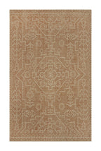 Velmora™ Rust Tapestry Dot Medallion Indoor Area Rug, 8 ft 9 in x 12 ft