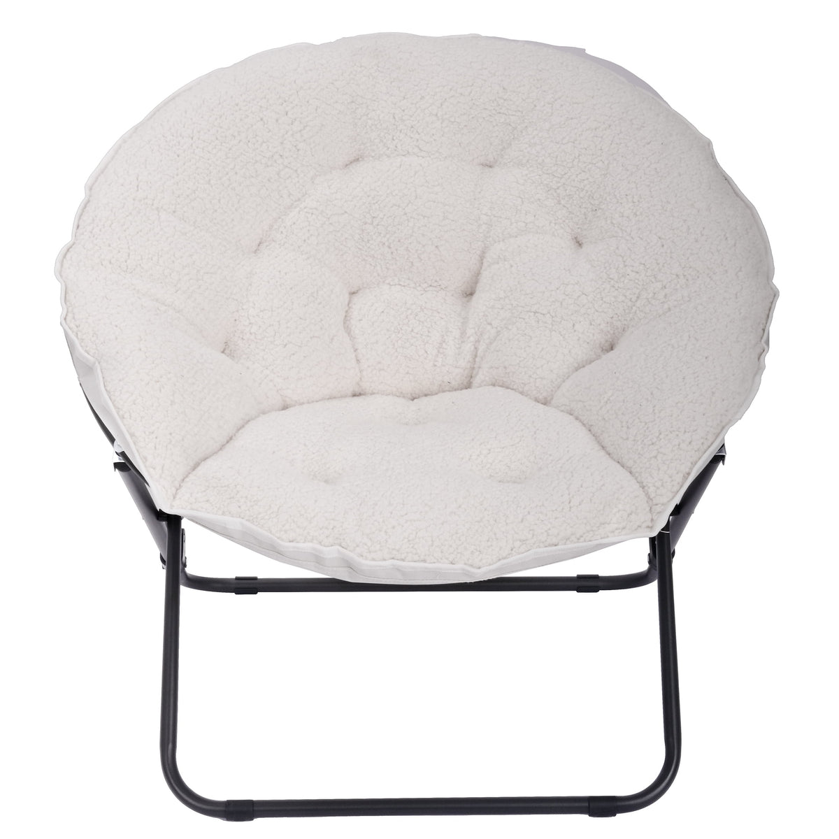 Velmora™ (3 pack) Saucer Chair for Kids and Teens, Black