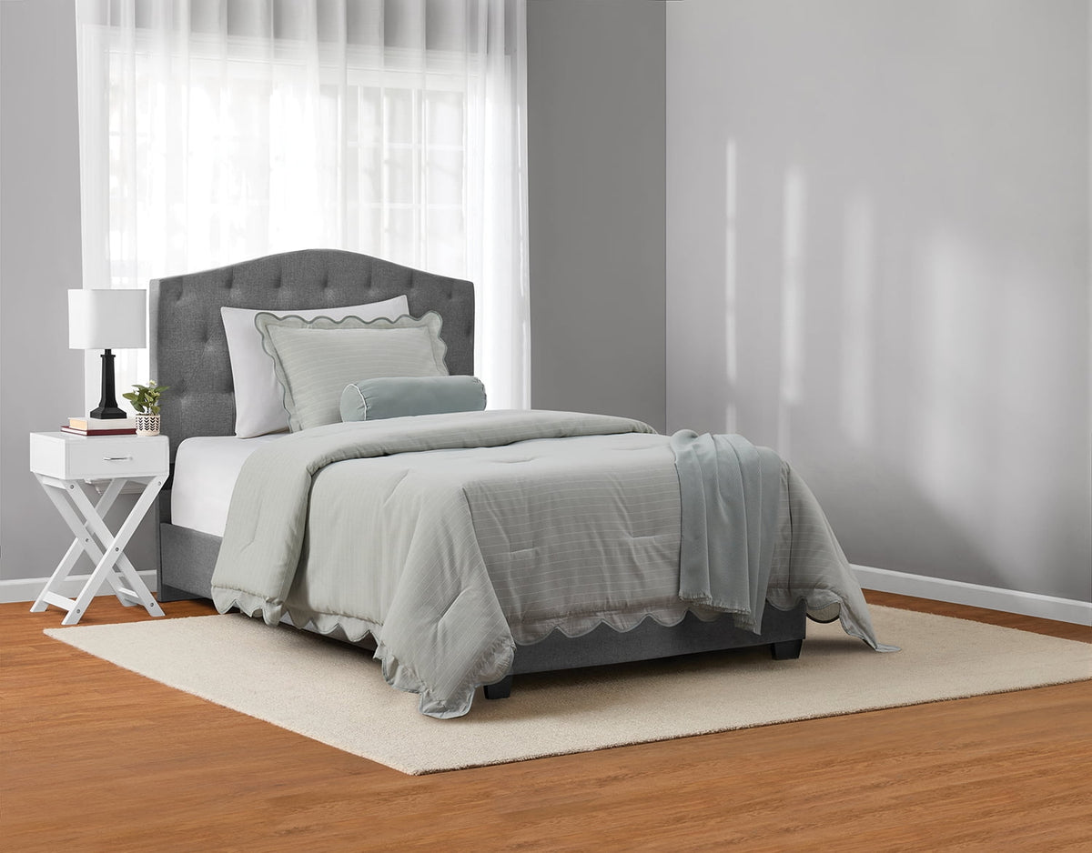 Velmora™ King Comforter Set, 5-Piece, All-Season, Black Cozy Plush
