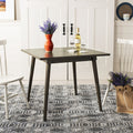 Velmora™ Simone Traditional Solid Square Dining Table, Dark Walnut