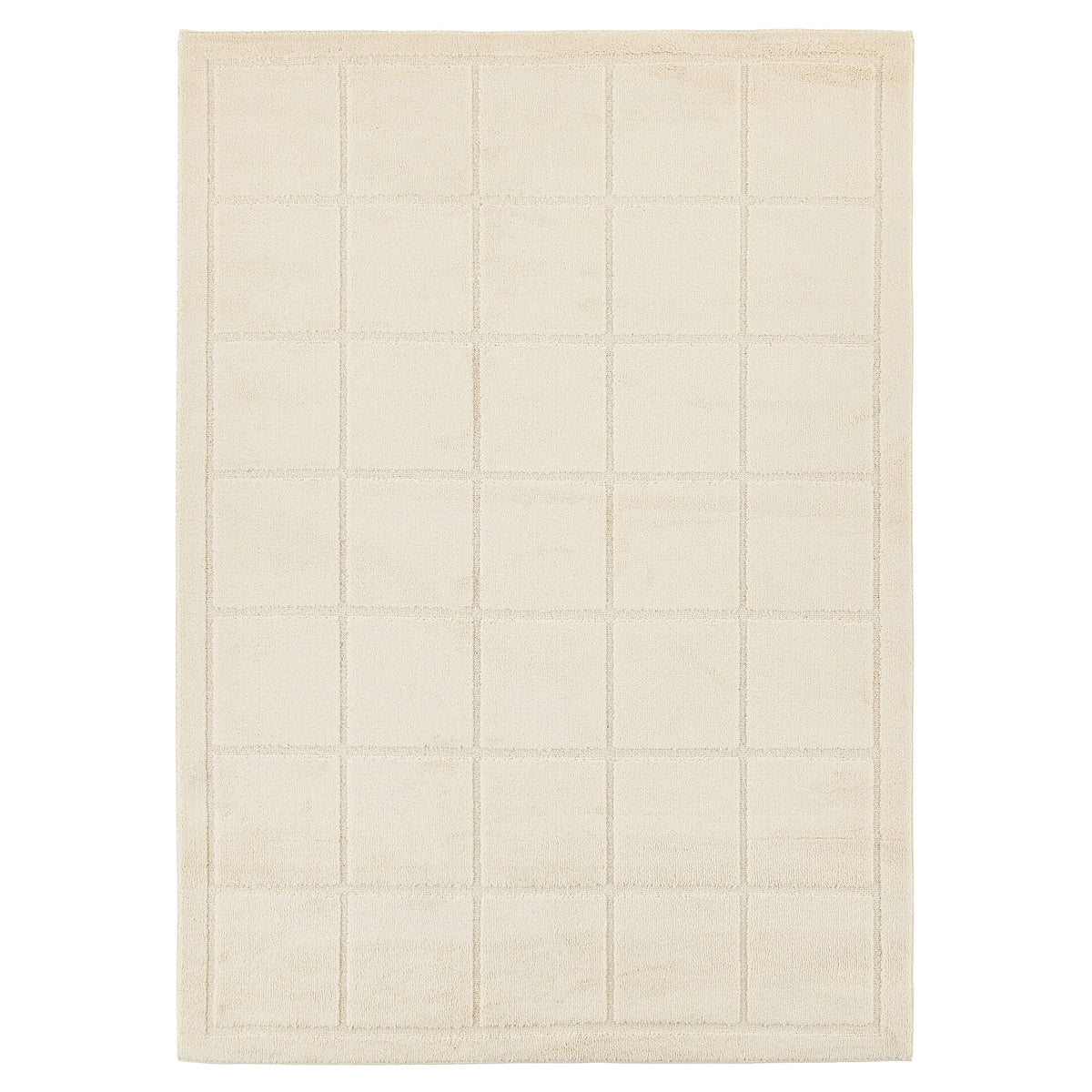 Velmora™ Solid High Low Tufted Grid Dark Green Indoor Area Rug, 8' x 10'