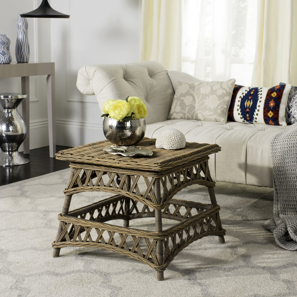Velmora™ Sora Wicker Accent Table Natural, Natural