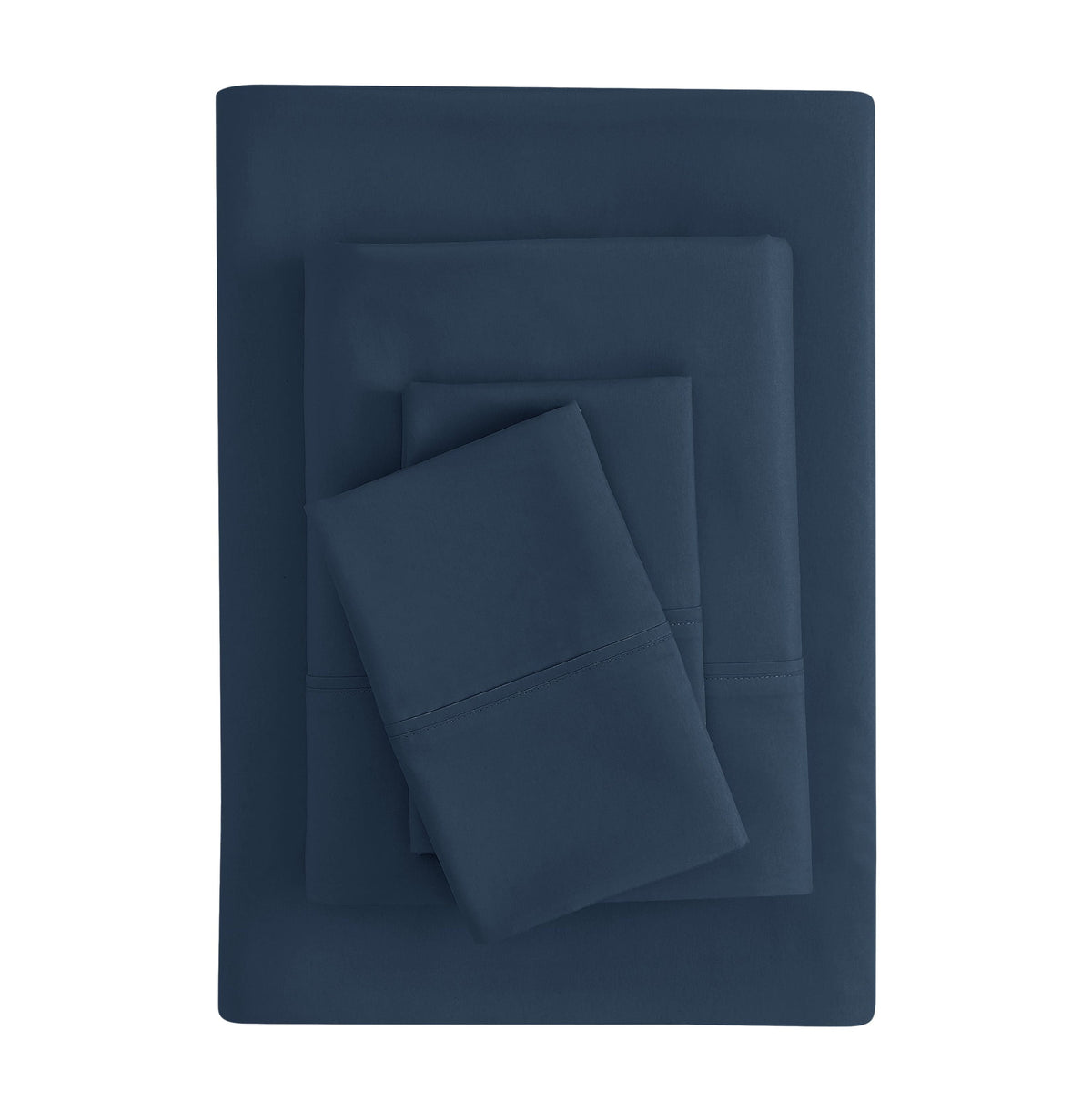 Velmora™ Super Soft Brushed Microfiber Bed Sheet Set, Blue Cove, King, 4 Piece