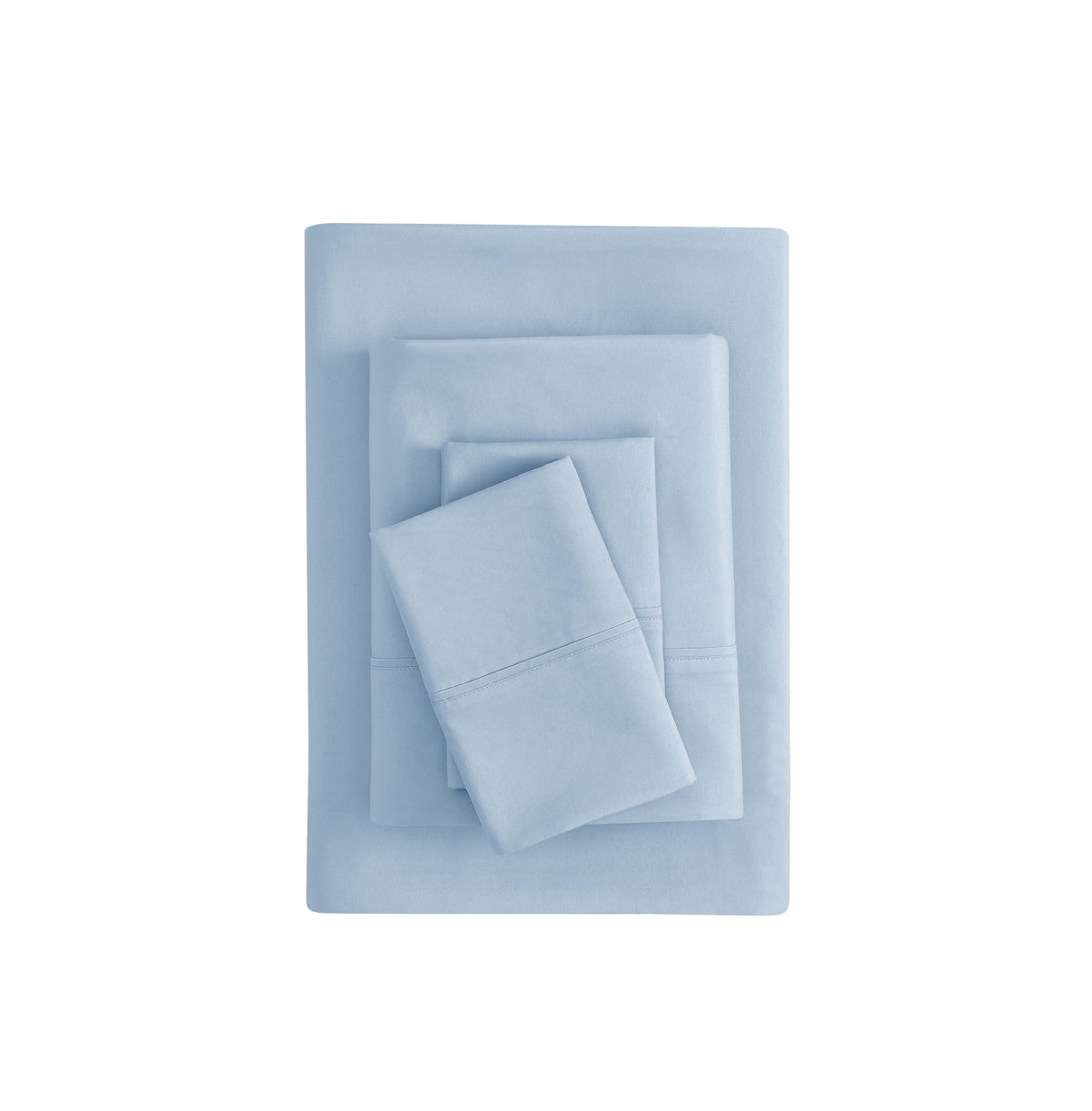 Velmora™ Super Soft Brushed Microfiber Bed Sheet Set, Blue Cove, King, 4 Piece