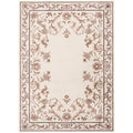 Velmora™ Tan Floral Faux Fur Indoor Area Rug, 4 ft x 5 ft 6 in