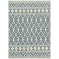 Velmora™ Traditional Blue Diamond High Low Loop Indoor Area Rug, 4' x 5'4"