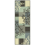 Velmora™ Traditional Leaf Block Multicolor Indoor Area Rug, 5' x 7'