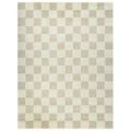 Velmora™ Indoor Area Rug, Transitional Check Ivory Tan, 5 ft 3 in x 7 ft