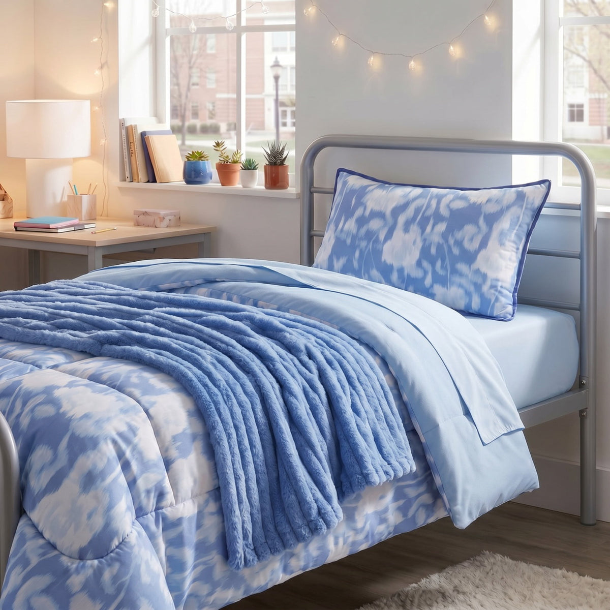 Velmora™ Leopard Print 3-Piece Neutral Comforter Set, Full/Queen
