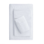 Velmora™ Washed Ultra Soft Microfiber Bed Sheet Set, King, Soft Sea, 4 Piece