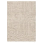 Velmora™ Wool Lines Plush Indoor Tufted Area Rug, Ivory, 5 ft x 7 ft