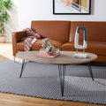 Velmora™ Wynton Retro Mid-Century Modern Coffee Table, Oak/Black