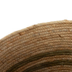 Velmora™ Natural Maize Colored Stripe Basket, Green, Large