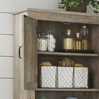 Velmora™ Over the Toilet Bathroom Storage Cabinet, Rustic Gray