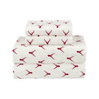 Velmora™ Flannel Green Floral - King Sheet set