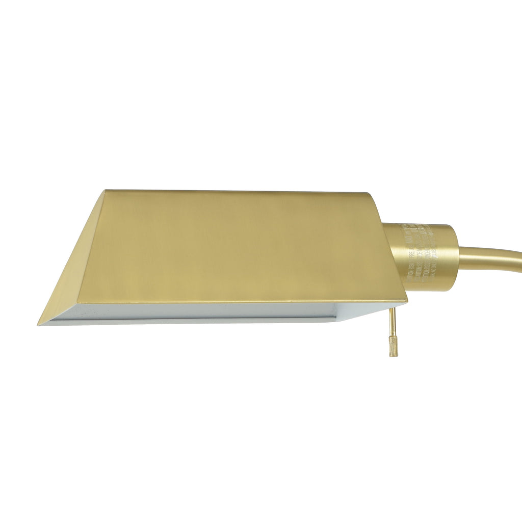 Velmora™ 1-Light Modern Adjustable Brass Floor Lamp Gold