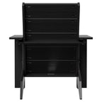 Velmora™ Ezra Outdoor HDPE Adirondack Chair, Black