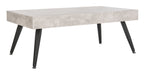 Velmora™ Cedric Rectangular Mid-Century Coffee Table, Light Grey
