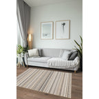 Velmora™ (4 pack) Carnival Stripe Polypropylene Indoor Area Rug, Assorted Earth Tones, 3 ft x 5 ft