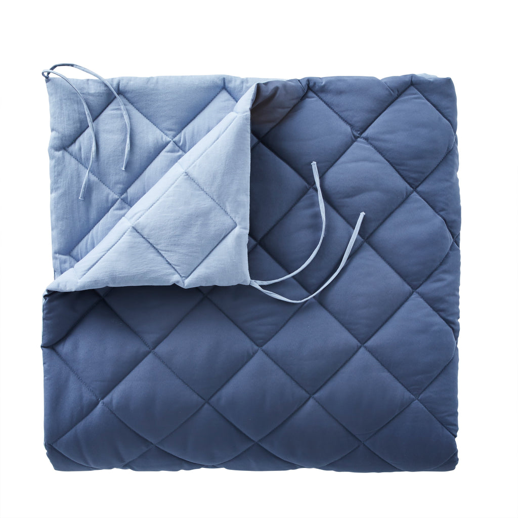 Velmora™ Down Alternative Comforter, Full/Queen - Blue, Reversible