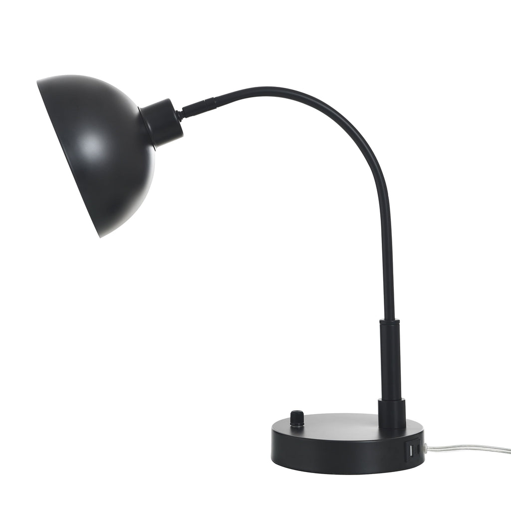 Velmora™ Black Finish Arch Dome Table Lamp