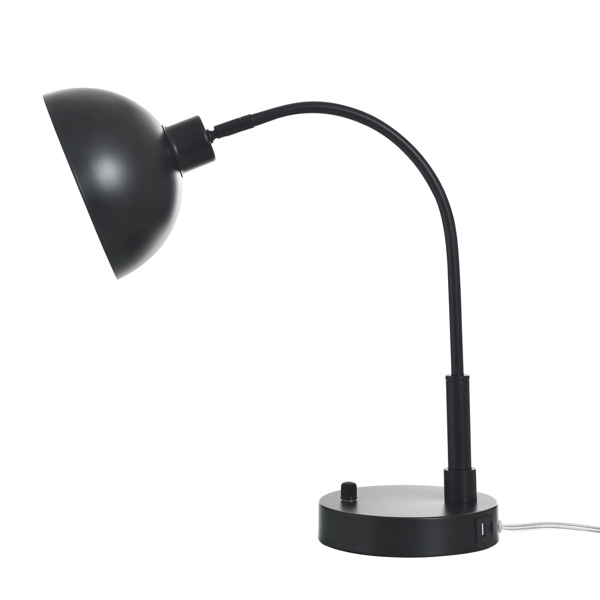 Velmora™ Black Finish Arch Dome Table Lamp