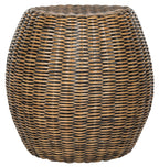 Velmora™ Remi Modern Rattan End Table, Brown/Multi
