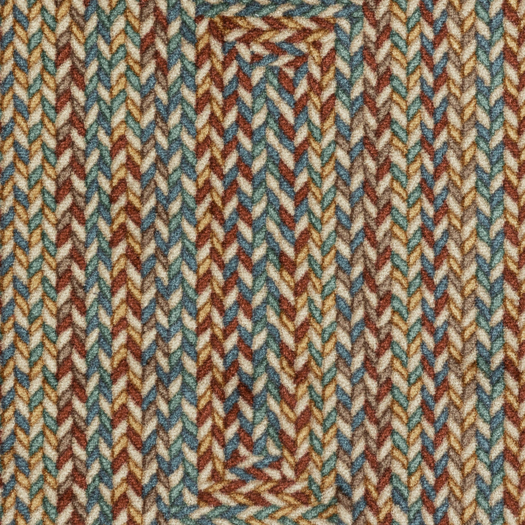 Velmora™ Traditional Multicolor Print Braid Indoor Area Rug, 5 ft x 7 ft