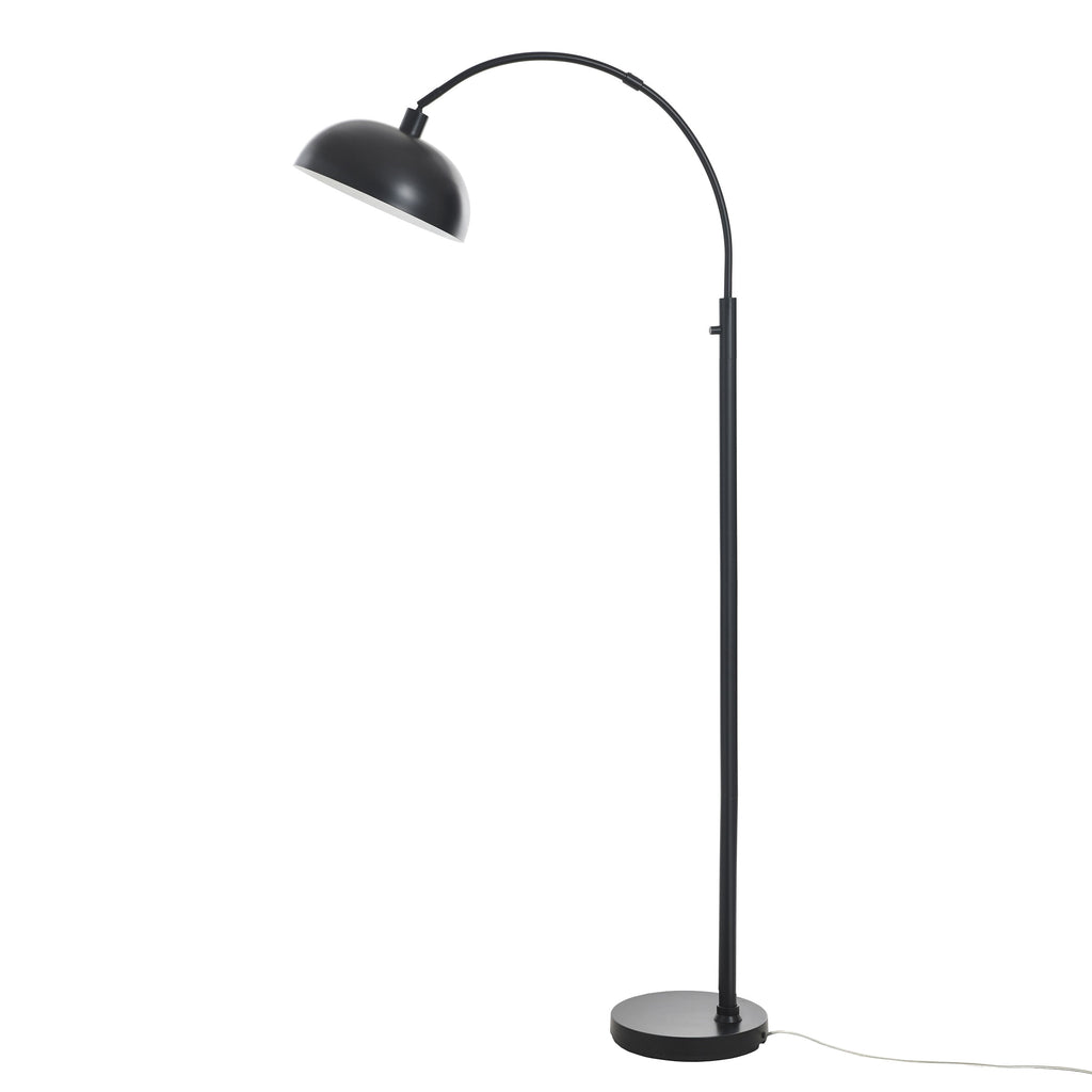 Velmora™ Black Finish Arch Dome Floor Lamp