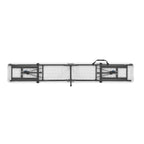 Velmora™ 6' Centerfold Bench, Steel Frame, Indoor Outdoor, Includes Carry Handle, White