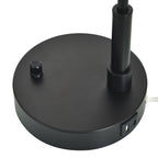 Velmora™ Black Finish Arch Dome Table Lamp