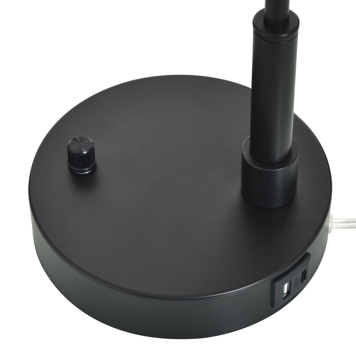 Velmora™ Black Finish Arch Dome Table Lamp