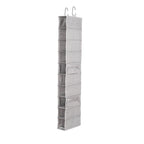 Velmora™ (2 pack) Gray 10-Shelf Hanging Closet Organizer with Side Pockets